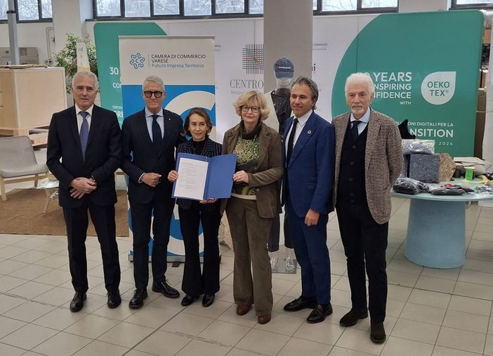 I firmatari del protocollo al CentroCot di MalpensaFiere