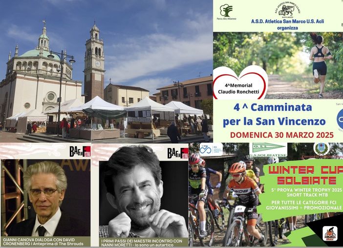 EVENTI DEL WEEKEND. Dalle star del cinema alle bancarelle. Ma poi si corre, si pedala e si balla