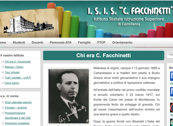 L'Isis Facchinetti fiero del suo ministro