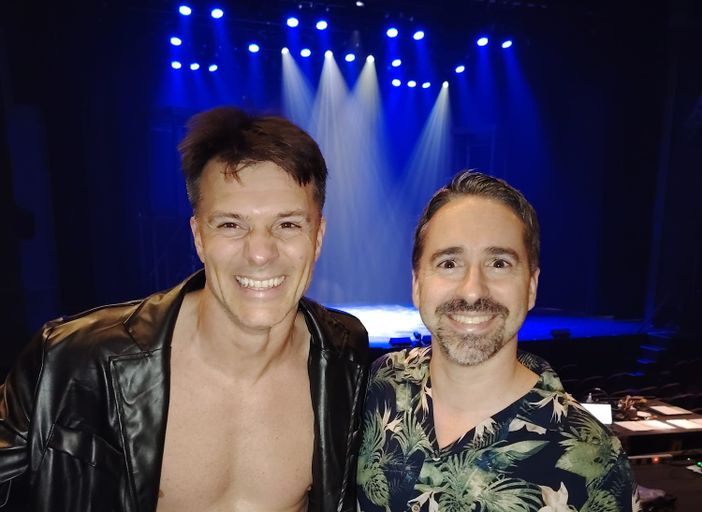 Da sinistra, Lord Nil e Alberto Oliva Da sinistra, Lord Nil e Alberto Oliva