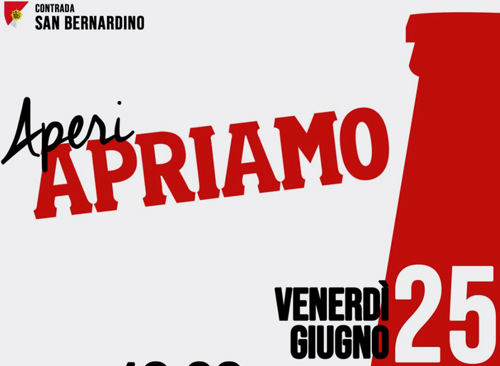 Si rivive l'aria di contrada con AperiApriamo