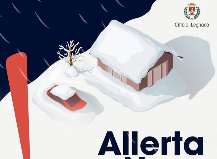 Legnano, la neve finora non crea problemi. Uomini e mezzi allertati per le prossime ore