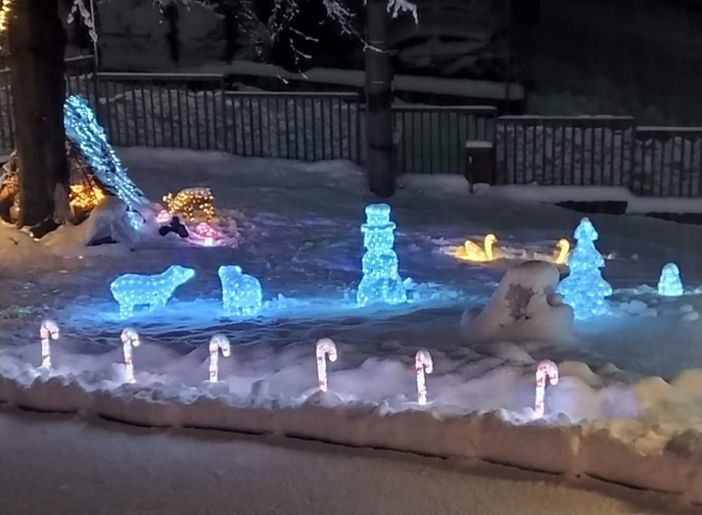 Le lucine natalizie di casa Santandrea del Natale 2020