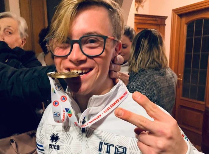 Il campione bustocco Riccardo Maino