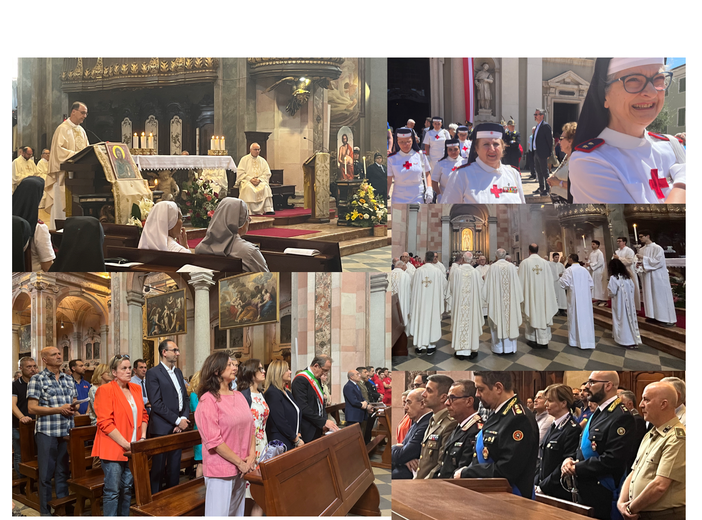 VIDEO E FOTO. Il ritorno di don Marco, le associazioni riunite, il primo grazie di Busto. Il prevosto: «Una grande collaborazione tra realtà spirituale e civile»