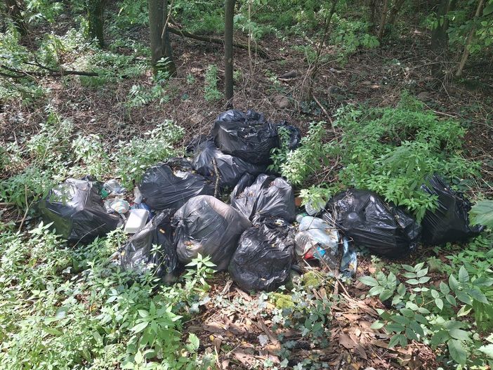 I sacchi abbandonati da alcuni giorni in una stradina che sbocca su via Savona I sacchi abbandonati da alcuni giorni in una stradina che sbocca su via Savona