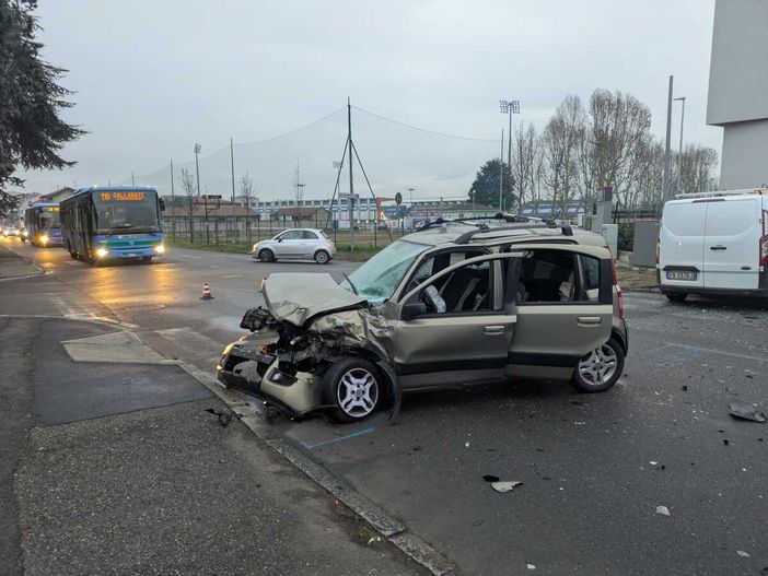 L'incidente di via XX Settembre a Busto