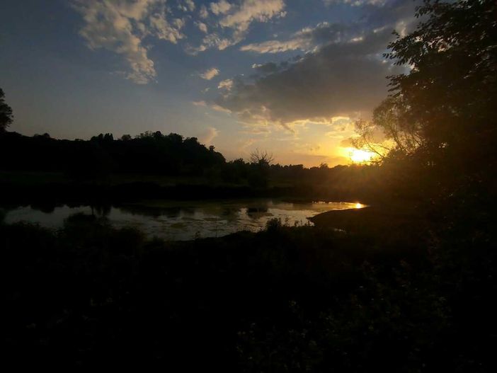 In cammino accompagnati dalla sera: l'unico posto dove si respira è giù lungo l'Olona In cammino accompagnati dalla sera: l'unico posto dove si respira è giù lungo l'Olona