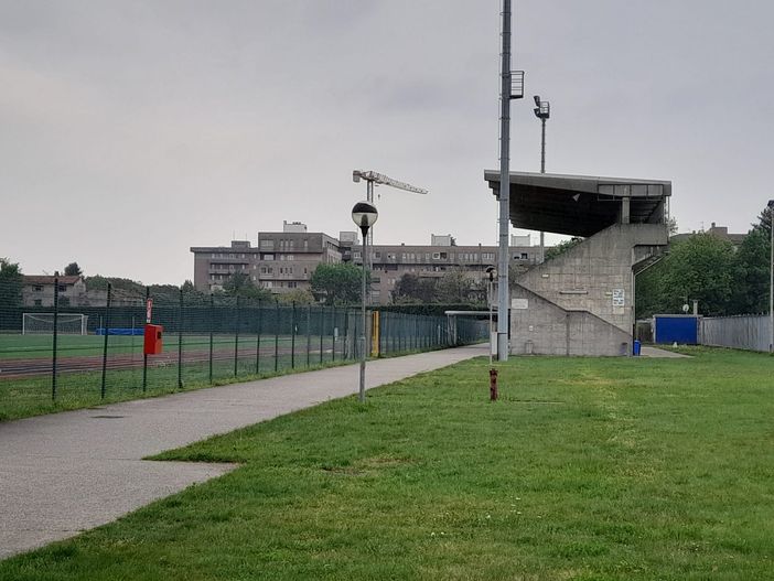 Lo stadio Azzurri d'Italia