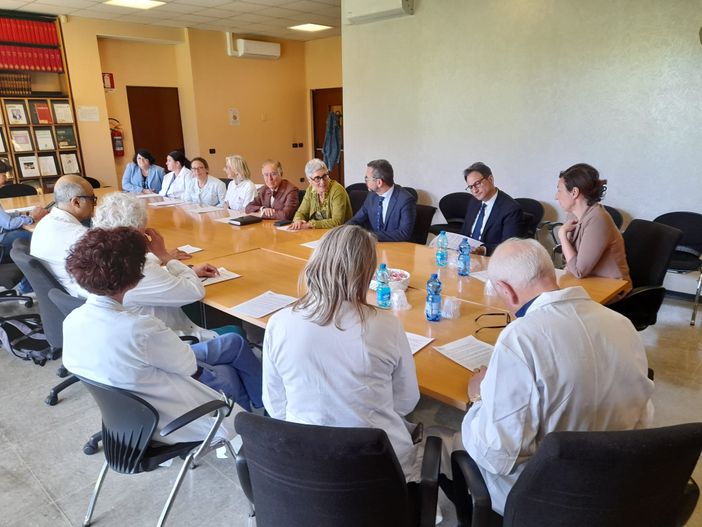 La conferenza stampa dedicata alla mattinata di visite senologiche e ginecologiche gratuite