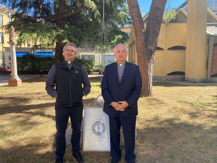 Don Giovanni Patella e Monsignor Severino Pagani Don Giovanni Patella e Monsignor Severino Pagani