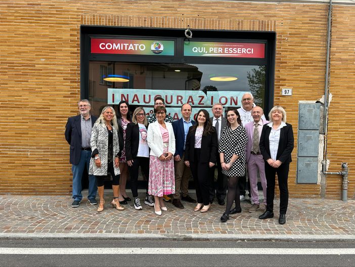 LA FOTO. Inaugurata la sede del comitato  “Qui, per esserci” a Marnate