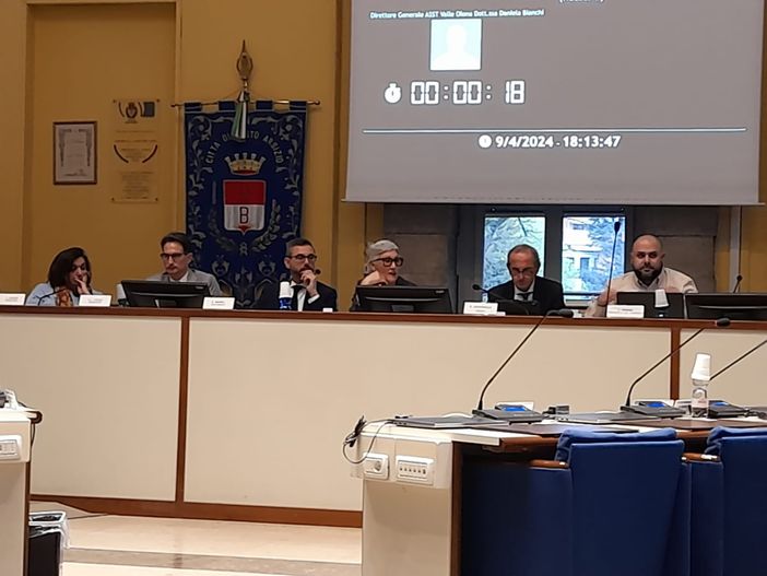 L'audizione in sala consiliare