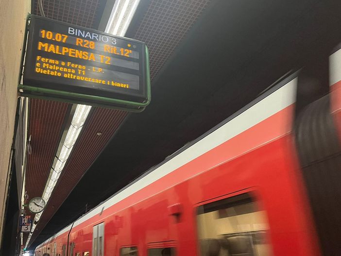 Foto dalla stazione di Busto Arsizio Nord