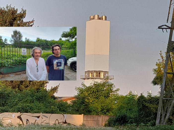 Nella foto piccola, gli esponenti Pd Bettoni e Dell'Acqua