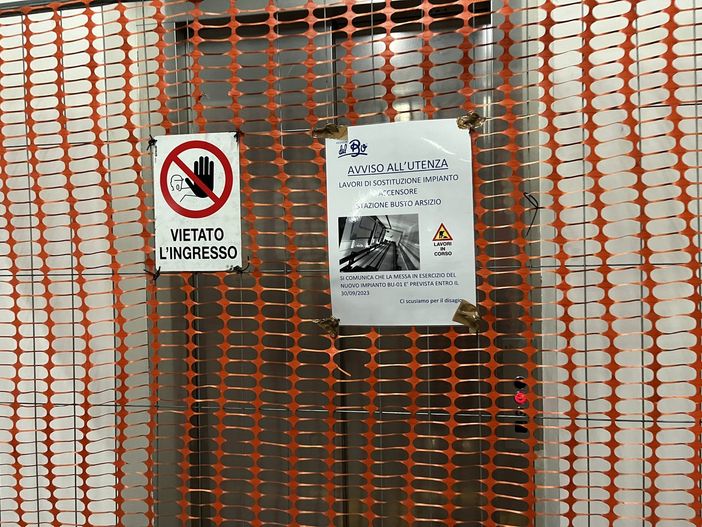 FOTO. Stazione Nord, l'ascensore in funzione «entro il 30 settembre»