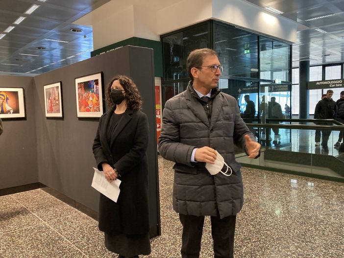 L'inaugurazione della mostra e alcune splendide opere di Riu Pires