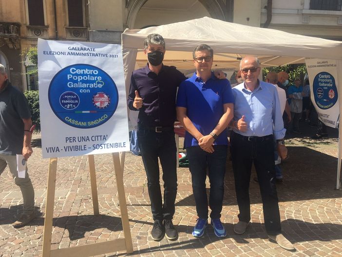 Da sinistra Brenna, Cassani e Lozito