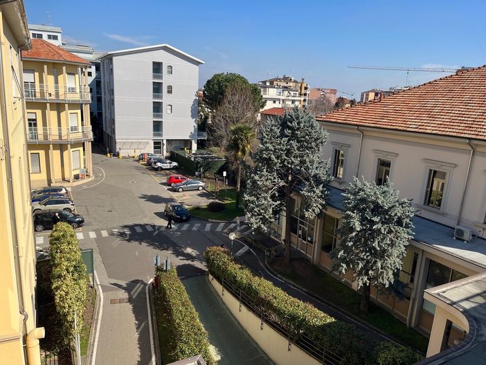 L'attuale ospedale di Busto visto dagli uffici della direzione Asst L'attuale ospedale di Busto visto dagli uffici della direzione Asst