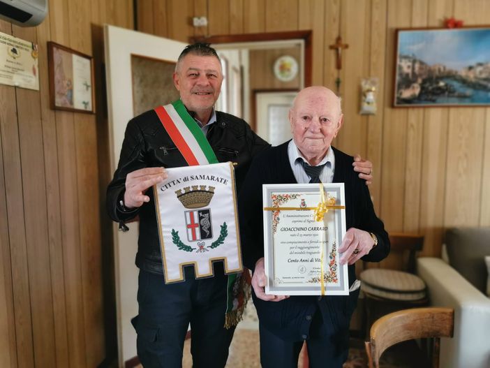 Samarate in festa per i cento anni di “Olindo”