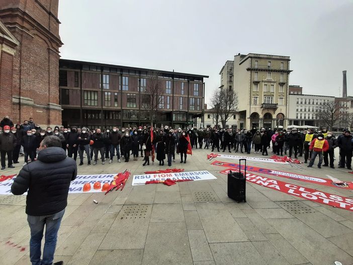 La foto della manifestazione postata dal sindaco Radice La foto della manifestazione postata dal sindaco Radice