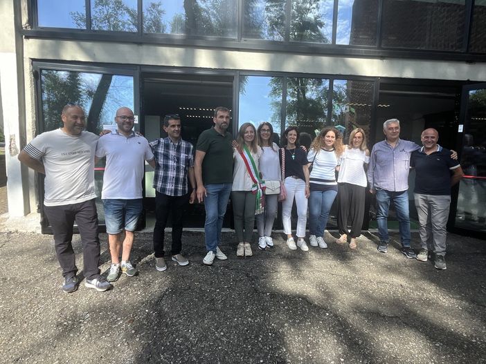 La sindaca Ermoni il giorno dell'elezione La sindaca Ermoni il giorno dell'elezione