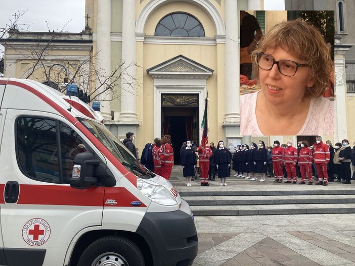 L'ultimo saluto sul sagrato a Gorla e il volto solare di Adriana