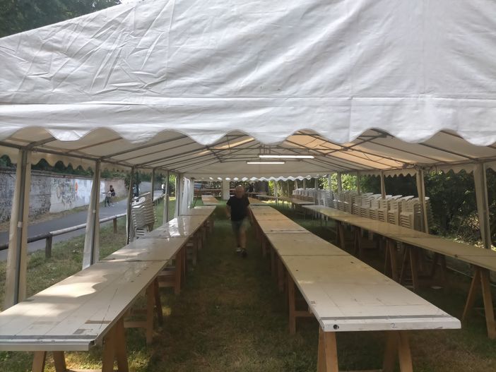 Pronti anche i punti di ristoro per la festa Pronti anche i punti di ristoro per la festa