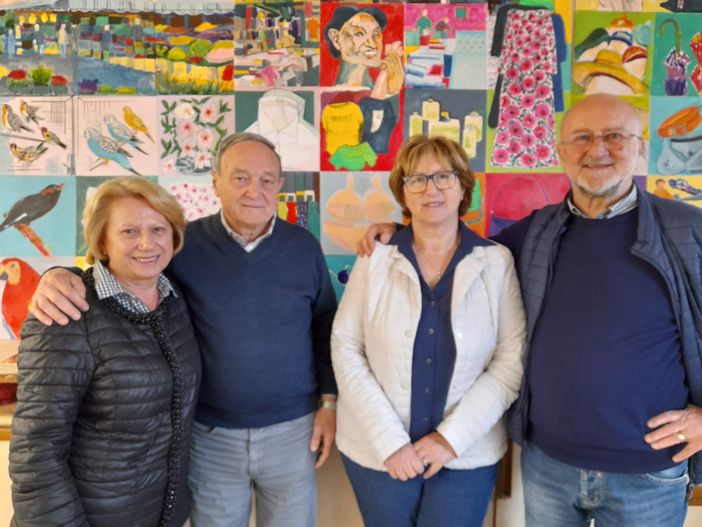 Da sinistra, Maria Rosa Barbieri, Marcello Crespan, Linda Canavesi e Ivano Favero