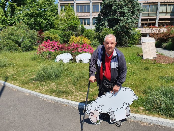 La protesta inscenata da Audio Porfidio