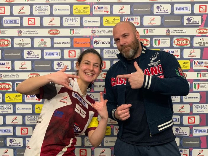 Chiara Priolo con coach Onelli Chiara Priolo con coach Onelli