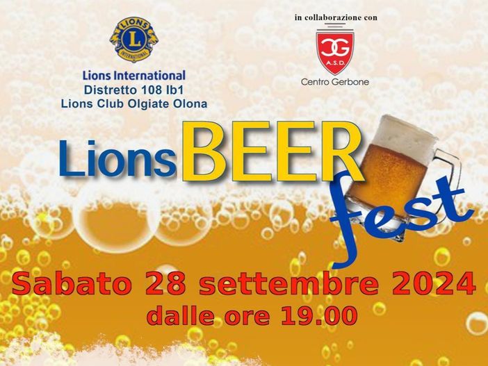Torna a Olgiate la Lions Beer Fest Torna a Olgiate la Lions Beer Fest
