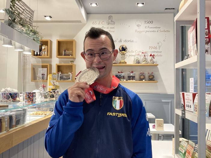 Un morso alla felicità! Mattia Allesina e la medaglia d'argento