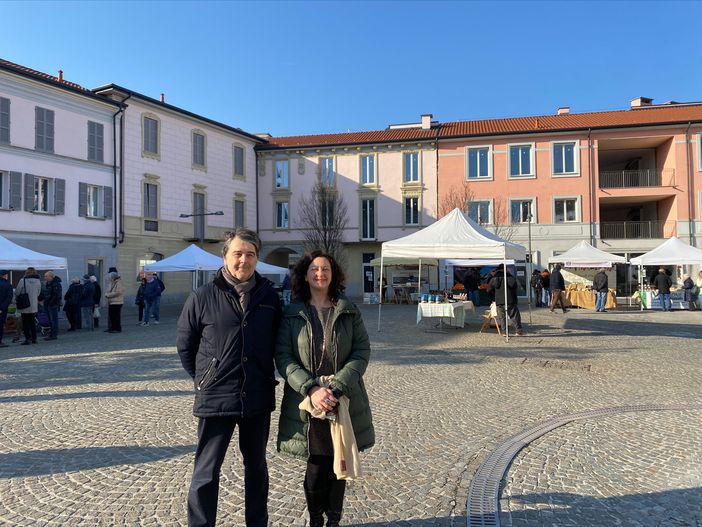 In foto Manuela Maffioli e Paolo Testa In foto Manuela Maffioli e Paolo Testa