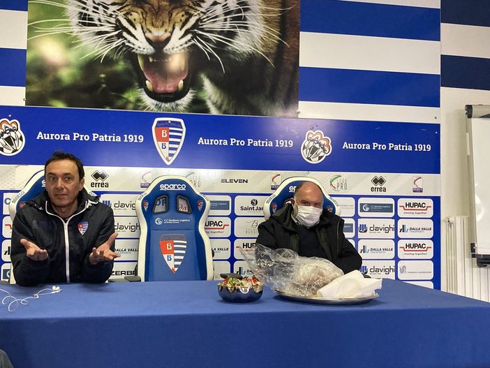 Luca Prina e Sandro Turotti in sala stampa