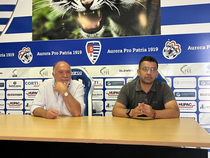 Il direttore Turotti con l'allenatore Vargas