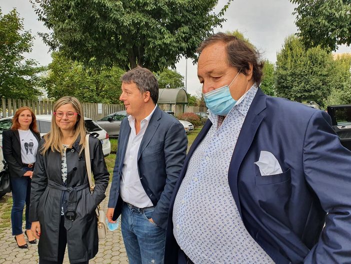 La visita di Matteo Renzi