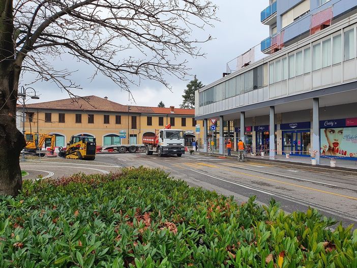 I lavori alla rotonda di piazza San Michele uno degli ultimi provvedimenti viabilistici