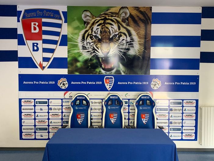 La sala stampa della Pro griffata