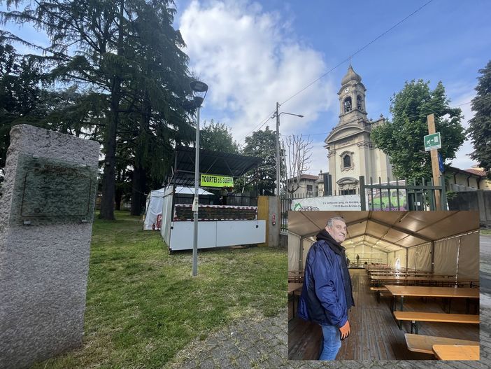 La festa di San Giuseppe non teme il maltempo. Nel riquadro, Cislaghi