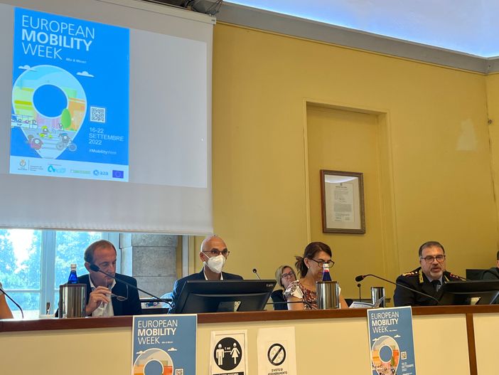 La presentazione della Settimana della mobilità a Palazzo Gilardoni