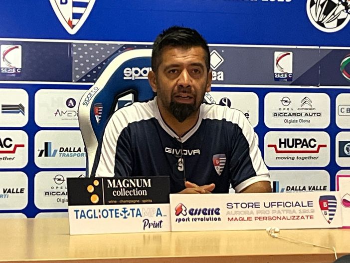 La Pro Patria vuole il riscatto contro la Virtus Verona: «Che sapore amaro le due sconfitte, ma la squadra dimostra sempre di voler andare avanti»