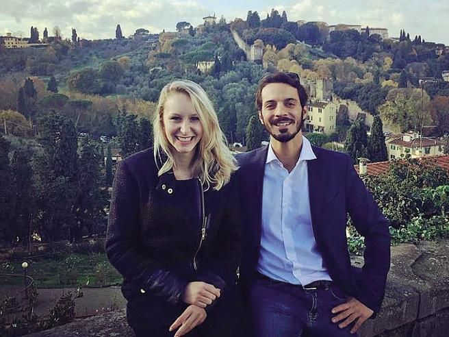 Vincenzo Sofo con la moglie, Marion Marechal Le Pen Vincenzo Sofo con la moglie, Marion Marechal Le Pen