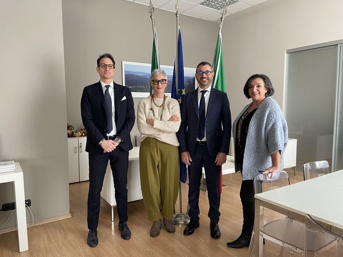 Da sinistra Dott. Tremamondo - Dott.ssa Bianchi - Dott. Schieppati - Dott.ssa Stigliano