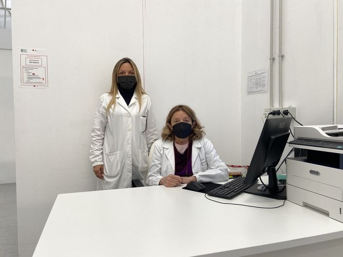 Le dottoresse Marialuisa Battaglia e Katia Guardato