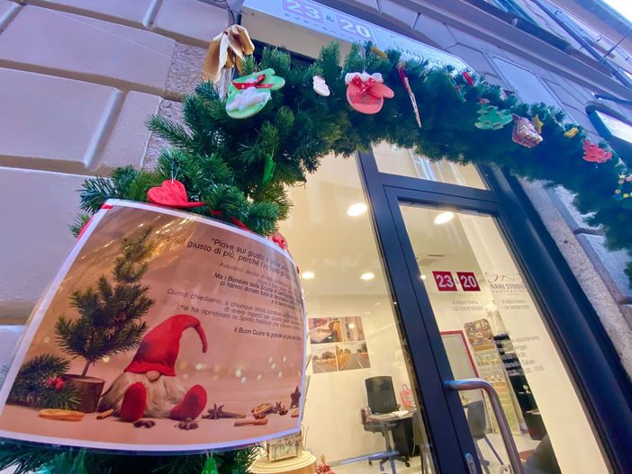 FOTO. Il dono più bello dopo l’ignobile furto di Natale