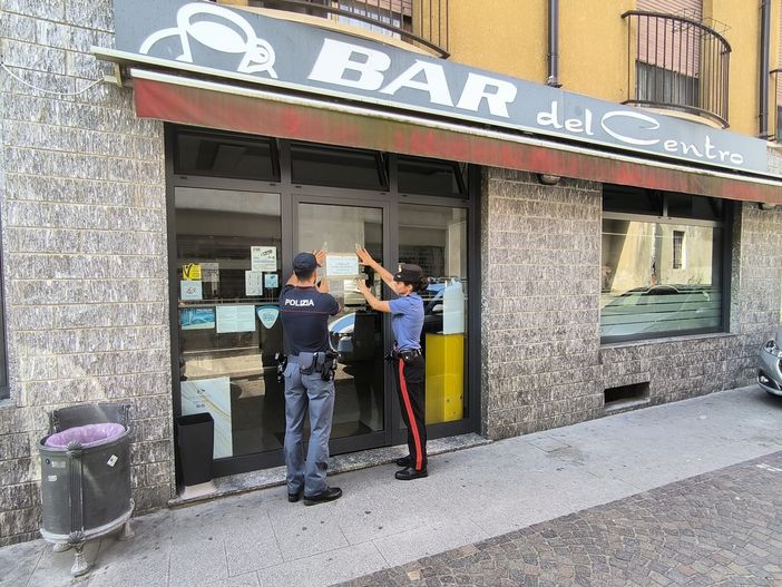 Violenza, spaccio, alcol ai minori: obbligo di chiusura per 10 giorni del "Bar del Centro" di Carnago