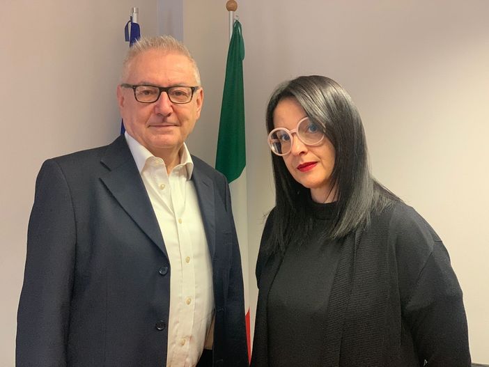 Piero Baggi e Sara Beverina