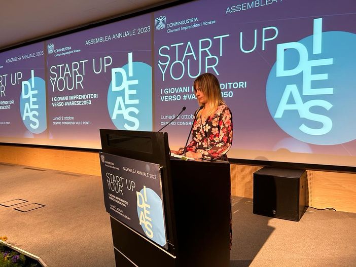Martina Giorgetti, Presidente del Gruppo Giovani Imprenditori di Confindustria Varese Martina Giorgetti, Presidente del Gruppo Giovani Imprenditori di Confindustria Varese