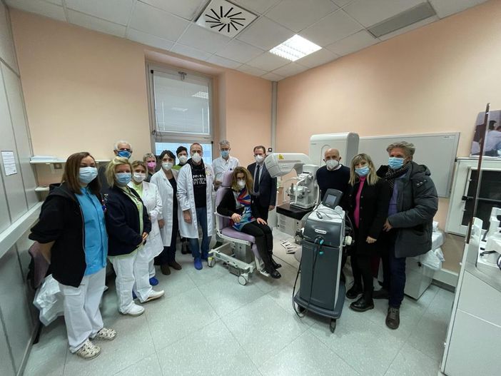 La foto della consegna